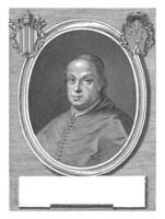 retrato do cardeal antonio andrea galli, Giovanni antonio faldoni, 1753 - 1760 foto