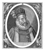 fracasso retrato do Rudolf ii do Habsburgo, crispijn furgão de passe eu, 1596 foto