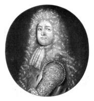 retrato do vencedor amadeus ii, duque do sabóia, pieter schenk eu, 1680 - 1713 foto