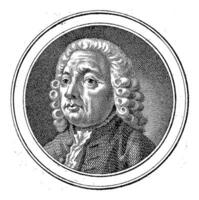 retrato do albertus furgão der schatte, Abraão jacobsz. hulk, 1788 foto