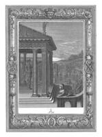 têmpora do Minerva às Troy, Bernardo picart oficina de, depois de Bernardo picart, 1733 foto
