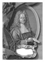 portret furgão arquiteto Giovanni battista Nelli, vincenzo franceschini, depois de Giovanni domenico ferretti, 1690 - 1750 foto