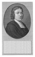 retrato do Michael fortificações, Jacob folkema, depois de nicolas bidloo, 1702 - 1767 foto