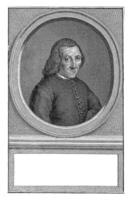 retrato do Hermanus hermsen, Jacob houbraken foto