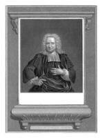 retrato do petrus furgão Musschenbroek, Jacob horabraken, depois de jan Maurício Quinkhard, 1740 - 1780 foto