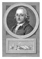 retrato do ijsbrand furgão hamelsveld, reinier vinkeles eu, depois de jacobus compra, 1783 - 1795 foto