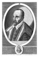 retrato do gian vincenzo Pinelli, Dominicus custos, 1579 - 1615 foto