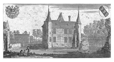 Ramey castelo, franz Ertinger, 1697 foto