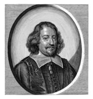 retrato do antoine Bruna, pieter holstein ii, dentro ou depois de 1648 - 1670 foto