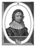 retrato do Frederico v do a palatinado, punhal eversen muito, 1609 - 1686 foto