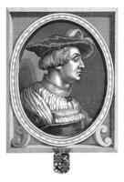 retrato do anton do Borgonha, pieter furgão Schuppen, depois de jan furgão eyck foto