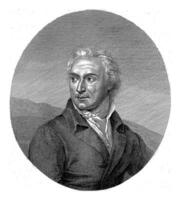 retrato do Martin von molitor, Adão von Bartsch, depois de Joseph abel, 1812 foto