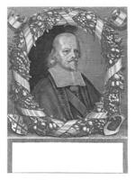 retrato do johannes Christophorus Eisen, johann Friedrich Leonardo, dentro ou depois de 1670 - 1680 foto