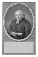 retrato do pregador Adriano mande, johannes cristão Bendorp, depois de cornelis de brincalhão, 1807 foto