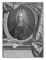 retrato do jacques Lenfante, Bernardo picart, depois de antoine pesne, 1723 foto