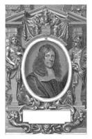 retrato do Henrique florente Laura, pieter de jode ii, depois de Abraão furgão diepenbeeck, 1628 - 1670 foto