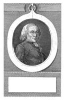 retrato do e. adã, jf de la rua, 1787 foto
