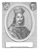 retrato do cardeal Francesco maria Mancini, Giovanni battista boacina, depois de io. março. moran, 1625 - 1669 foto