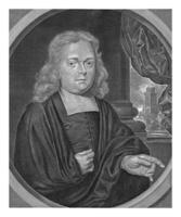 retrato do david fluído furgão presente, Adriano Haelwegh, depois de uma. horabraken, depois de 1688 - 1697 foto