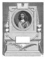 retrato do Louis d'arapaion, johannes valdor ii, 1649 foto