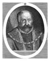 retrato do Albert v, duque do baviera, Dominicus custos, 1600 - 1604 foto