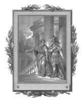 mentor conta telêmaco sobre a reformas em Salento, Jean Baptiste lagarto, depois de Charles Monet, 1785 foto