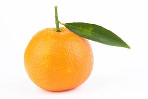 mandarinas em branco foto