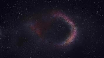 cósmico abraçar, leitoso caminho, celestial amor dentro a infinito cosmos foto