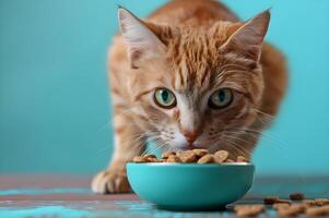 ai gerado curioso bigodes gatos delicioso tratar exploração foto