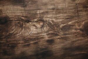 ai gerado robusto velho árvore madeira textura. gerar ai foto