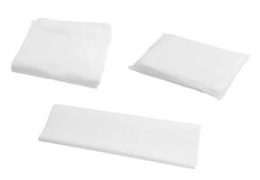 branco polietileno bolsas isolado em branco fundo foto