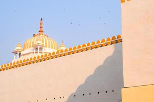 lindo Visão do Orquídea Palácio forte, rajá mahal e chaturbhuj têmpora a partir de jahangir Mahal, orcha, madhya Pradesh, jahangir mahal - Orquídea forte dentro orcha, madhya Pradesh, indiano arqueológico sites foto