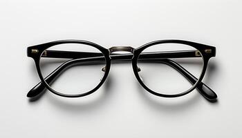 ai gerado moderno Óculos uma elegante acessório para Claro visão gerado de ai foto