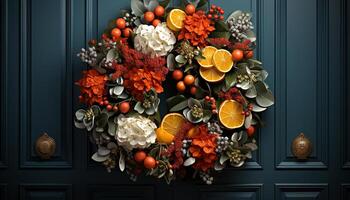 ai gerado frescor e cores do natureza uma vibrante outono vegetal coleção gerado de ai foto