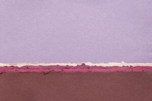 abstrato panorama dentro Rosa e roxa pastel tons - uma coleção do feito à mão trapo papéis foto