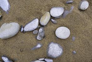 pedras na praia foto
