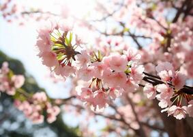 ai gerado primavera natureza flor fechar acima, ramo plantar, pétala Flor estação gerado de ai foto