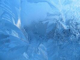 azul gelo padronizar em vidro foto