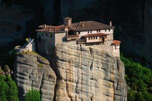 mosteiro do rousanou dentro meteora dentro Grécia foto