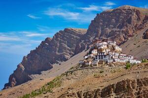 ki gompa tibetano mosteiro. spiti vale, Himachal Pradesh, indi foto