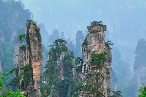 Zhangjiajie montanhas, China foto