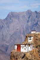 Dhankar gompa mosteiro . Himachal Pradesh, Índia foto
