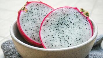 buah naga ou Dragão fruta para saudável pessoas, doce fruta foto