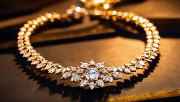 ai gerado diamante joalheria luxo e moda joia. ai generativo foto