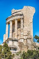 troféu do agosto, la turba, cote d’azur, França foto