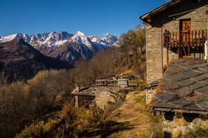 la salle,val aoste, Itália foto