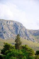 acrocorinto fortificado montanha às peloponeso, Grécia foto