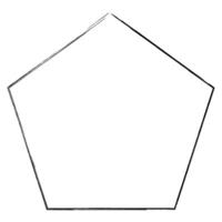 polígono rabisco geométrico figura Projeto desenhando foto