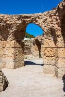ruínas do antonino banhos às Cartago, Tunísia foto