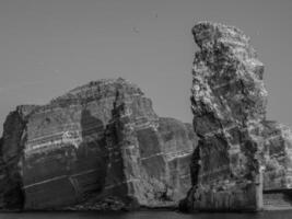 a ilha de helgoland foto